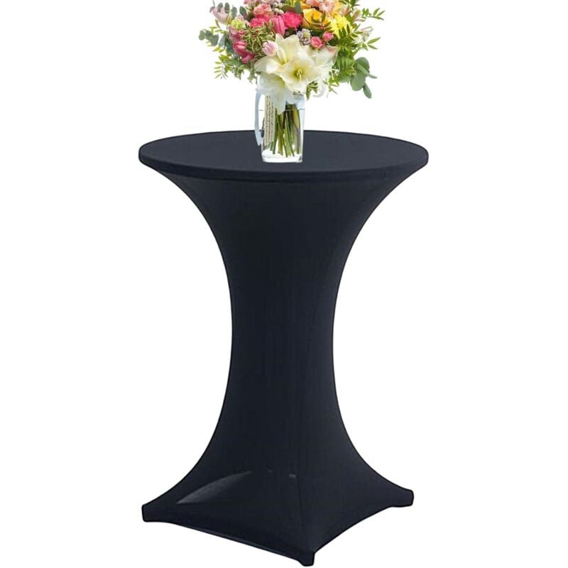 foto del prodotto tavolo da giardino copertura elastica per tavolo 2 pezzi 60x110 nero treetalk