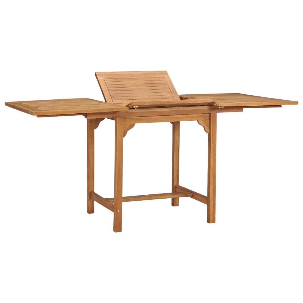 foto del prodotto tavolo da giardino estensibile (110-160)x80x75 cm massello teak cod mxl 41811
