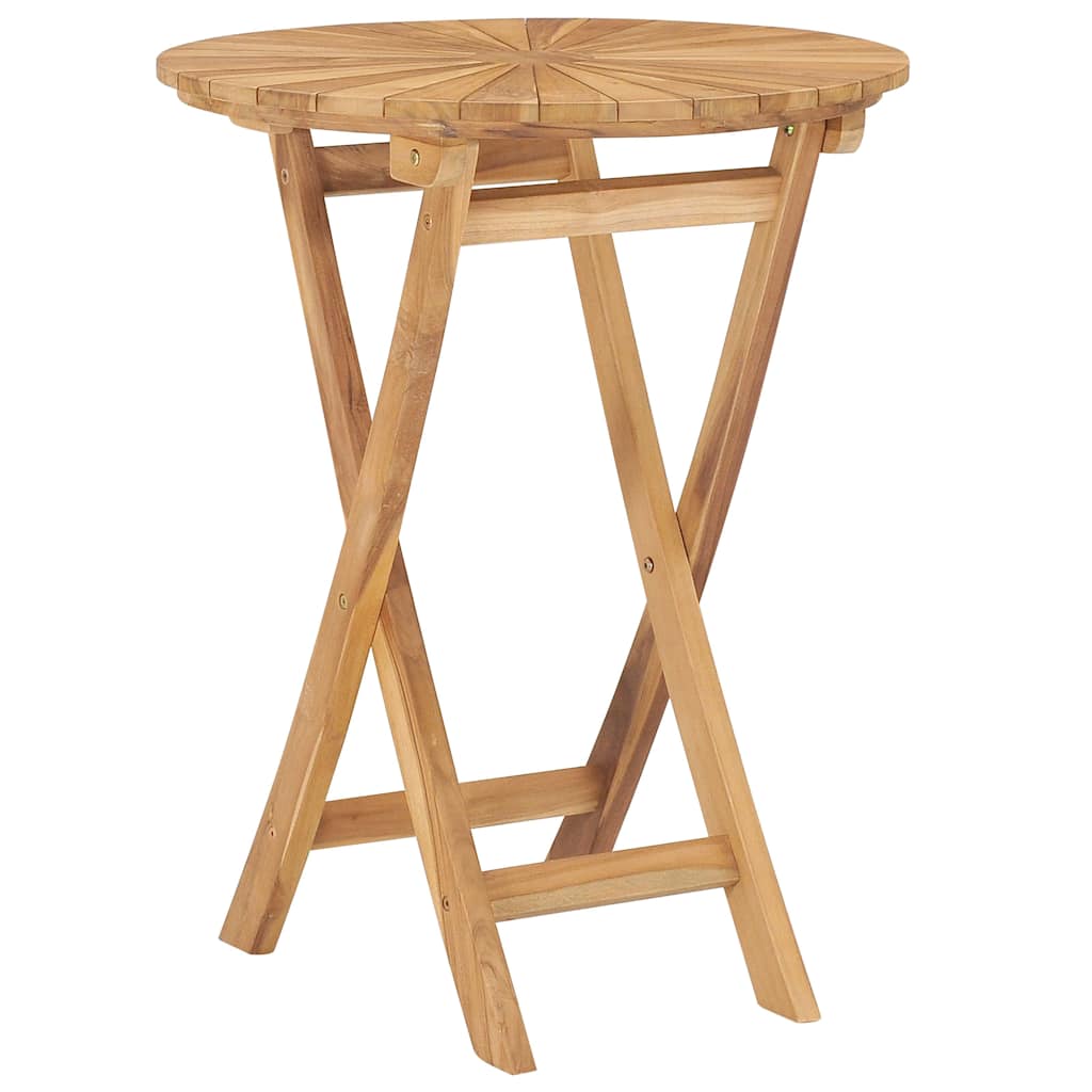 foto del prodotto tavolo da giardino pieghevole 60 cm legno massello di teak cod mxl 34285
