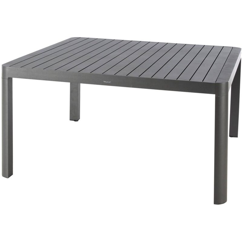foto del prodotto tavolo da giardino quadrato allungabile paradize graphite a 10 posti in alluminio epossidico hesp ride