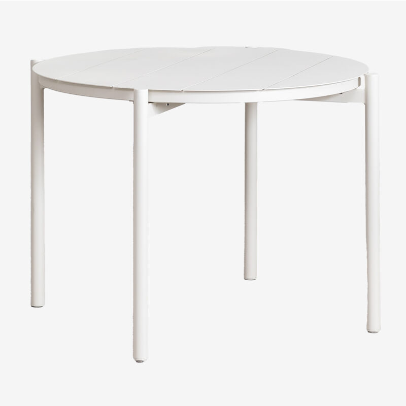 foto del prodotto tavolo da giardino rotondo 110 cm in alluminio elton sklum