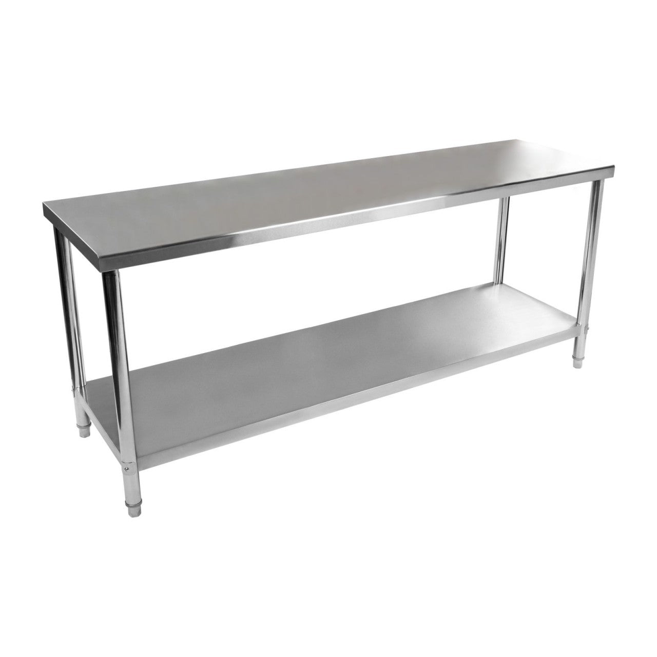 foto del prodotto tavolo da lavoro professionale da cucina in acciaio inox 200 x 60 cm 14 0003644