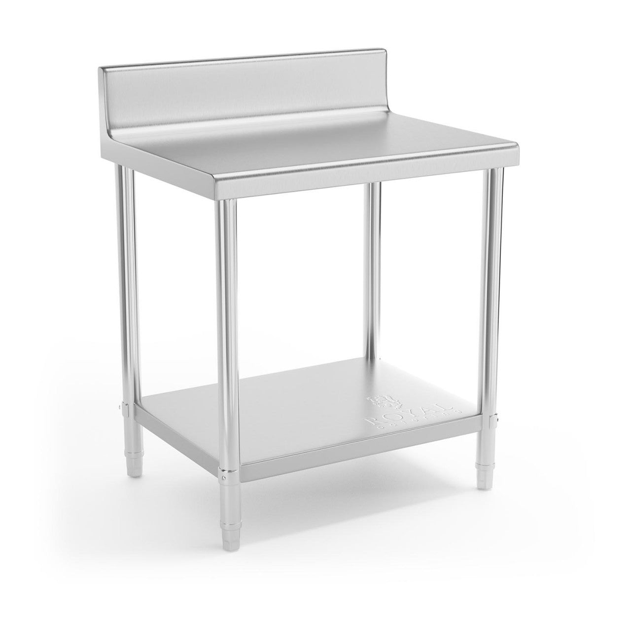 foto del prodotto tavolo da lavoro professionale da cucina in acciaio inox 80 x 60 cm con bordo, portata 190 kg 14 0003663 2