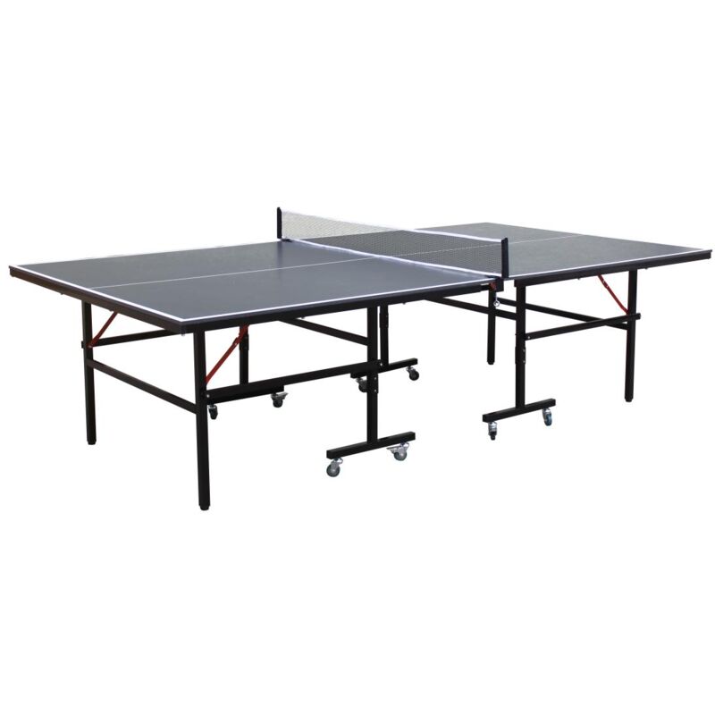 foto del prodotto tavolo da ping pong pieghevole a rotelle, per esterni con accessori l274 x p152,5 x h76 cm jordie