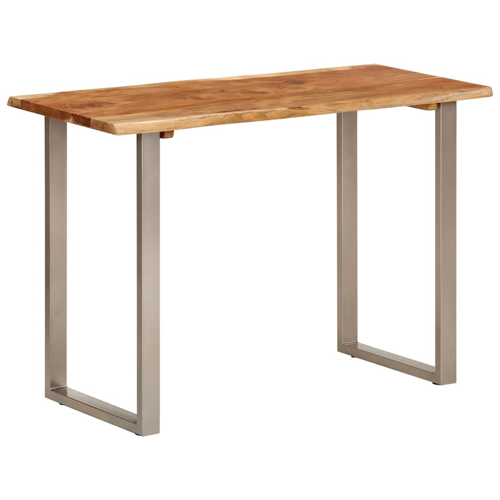 foto del prodotto tavolo da pranzo 110x50x76 cm legno massello di acacia cod mxl 13686