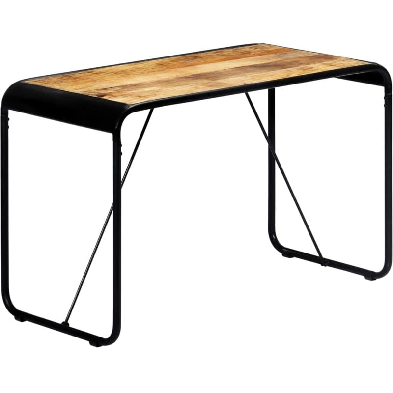 foto del prodotto tavolo da pranzo 118x60x76 in legno massello di mango grezzo