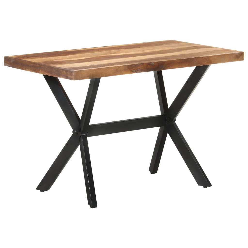 foto del prodotto tavolo da pranzo 120x60x75 cm legno massello con finitura miele