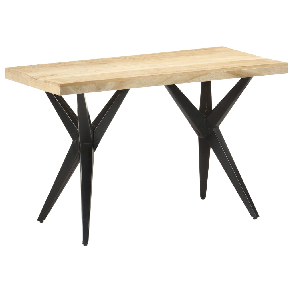 foto del prodotto tavolo da pranzo 120x60x76 cm in legno massello di mango cod mxl 16551