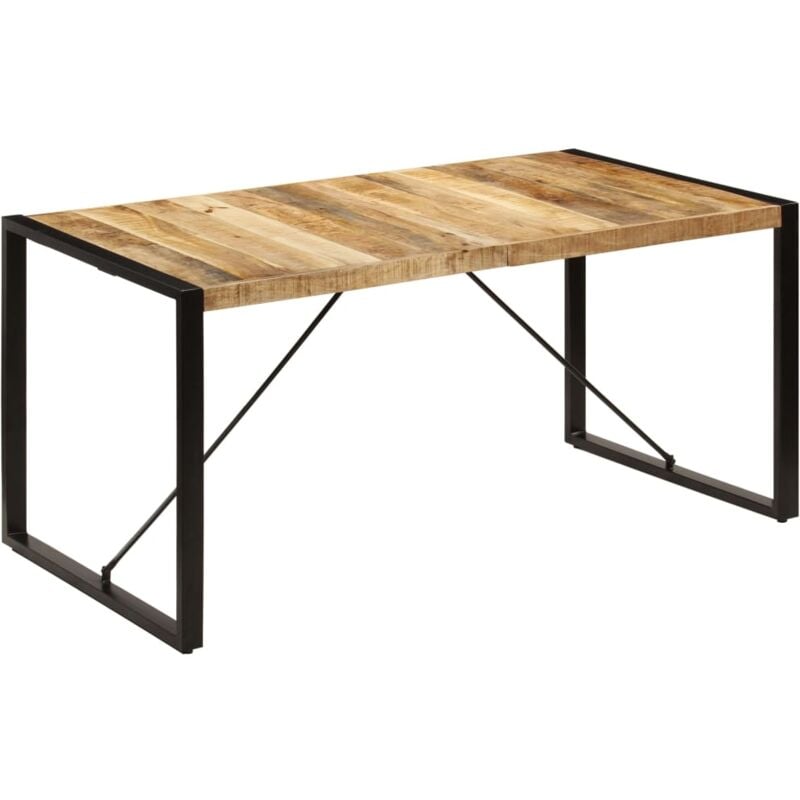 foto del prodotto tavolo da pranzo 160x80x75 cm in legno massello di mango vidaxl