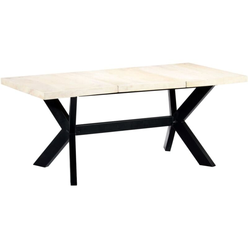 foto del prodotto tavolo da pranzo 180x90x75 cm in legno massello di mango cod mxl 34103