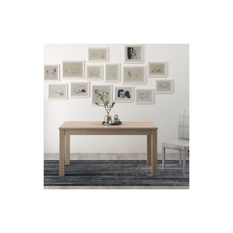 foto del prodotto tavolo da pranzo allungabile firenze olmo cm 120x80 40