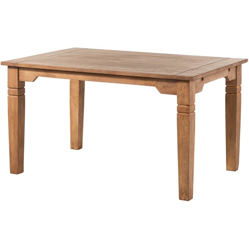 foto del prodotto tavolo da pranzo allungabile in legno di mango 140 220x90x76 oliato beige toulouse 14