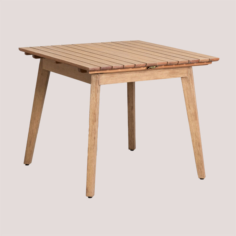 foto del prodotto tavolo da pranzo allungabile rettangolare in legno 90 150x90 cm naele sklum