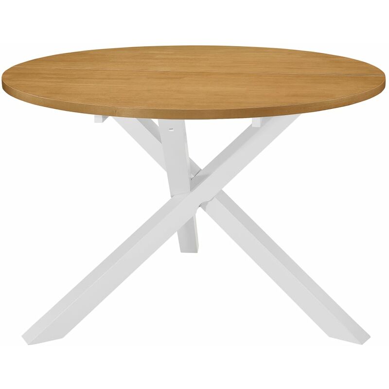 foto del prodotto tavolo da pranzo bianco 120x75 cm in mdf vidaxl