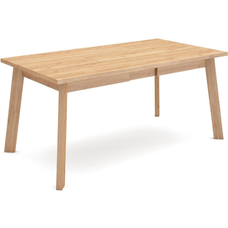 foto del prodotto tavolo da pranzo, cucina, sala da pranzo, 170, per 8 persone, gambe in legno, stile moderno, rovere skraut home