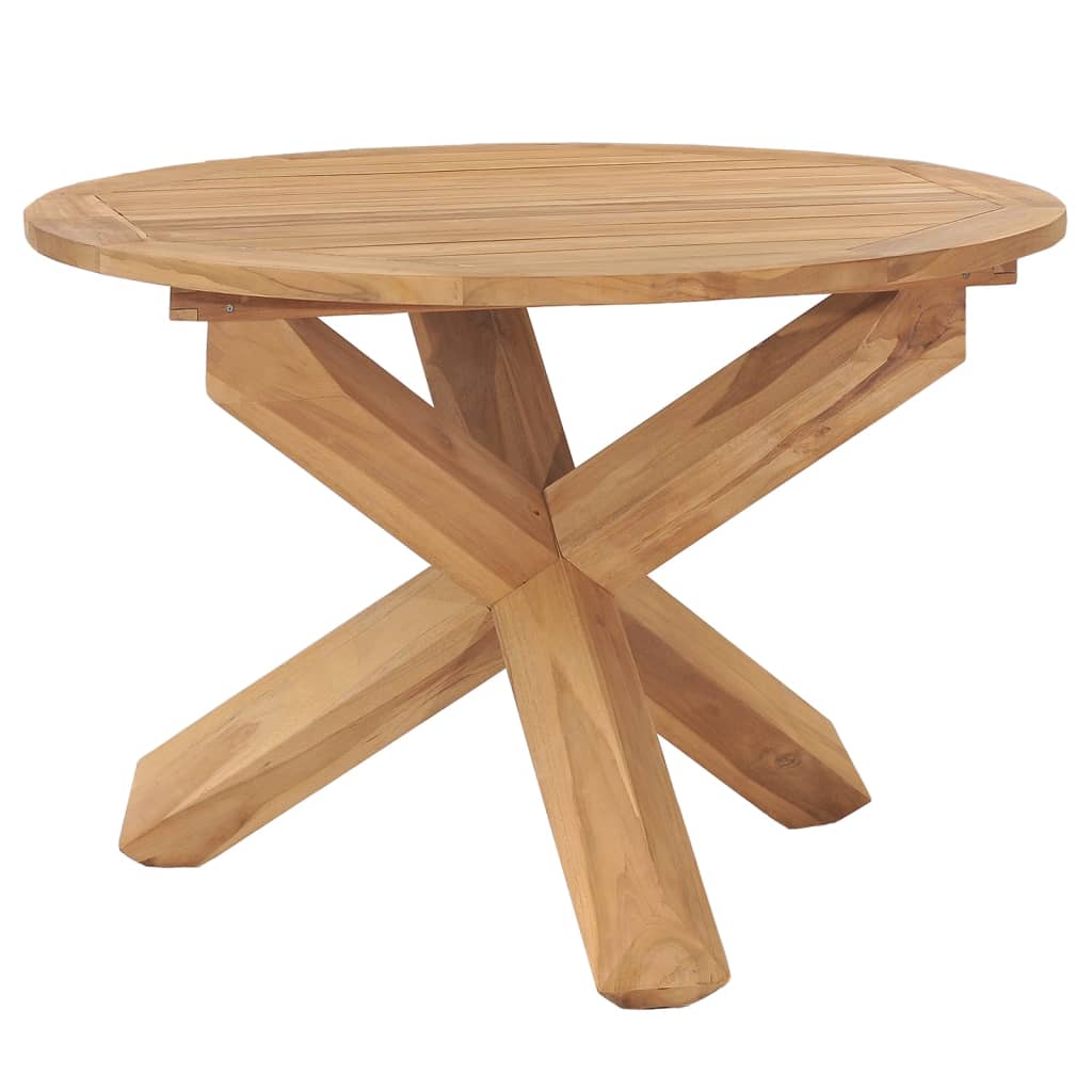 foto del prodotto tavolo da pranzo da giardino 110x75 cm legno massello di teak