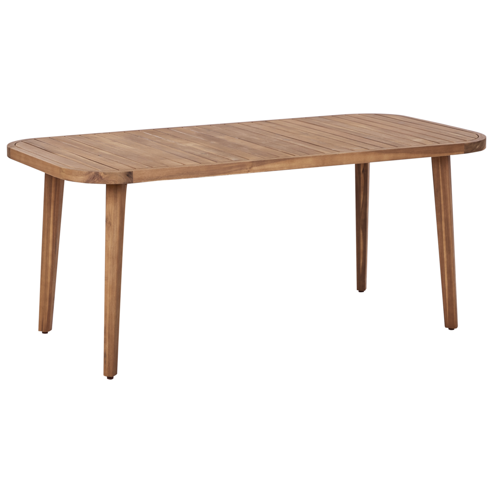 foto del prodotto tavolo da pranzo da giardino per esterni 180 x 90 cm in legno massiccio di acacia stile rustico
