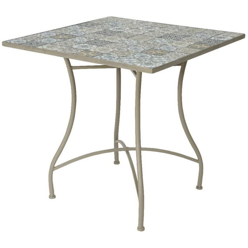 foto del prodotto tavolo da pranzo edm bistro marrone 78 x 78 x 77 cm