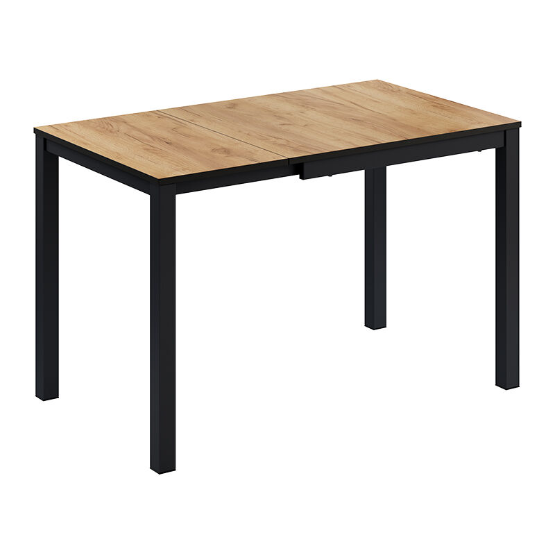 foto del prodotto tavolo da pranzo granny, rovere antracite, 120 x 70 cm estensibile vicco