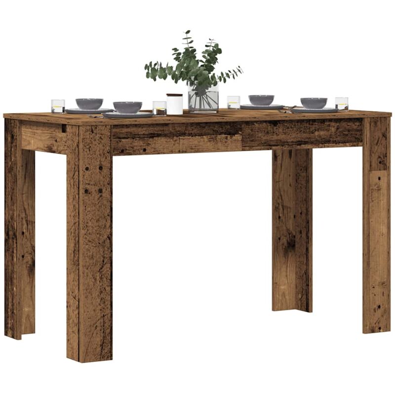 foto del prodotto tavolo da pranzo legno antico 120x60x76 cm in truciolato vidaxl