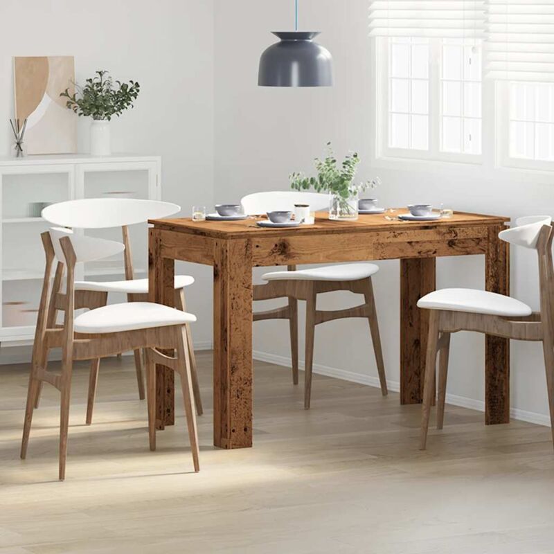 foto del prodotto tavolo da pranzo legno antico 120x60x76 cm in truciolato vidaxl