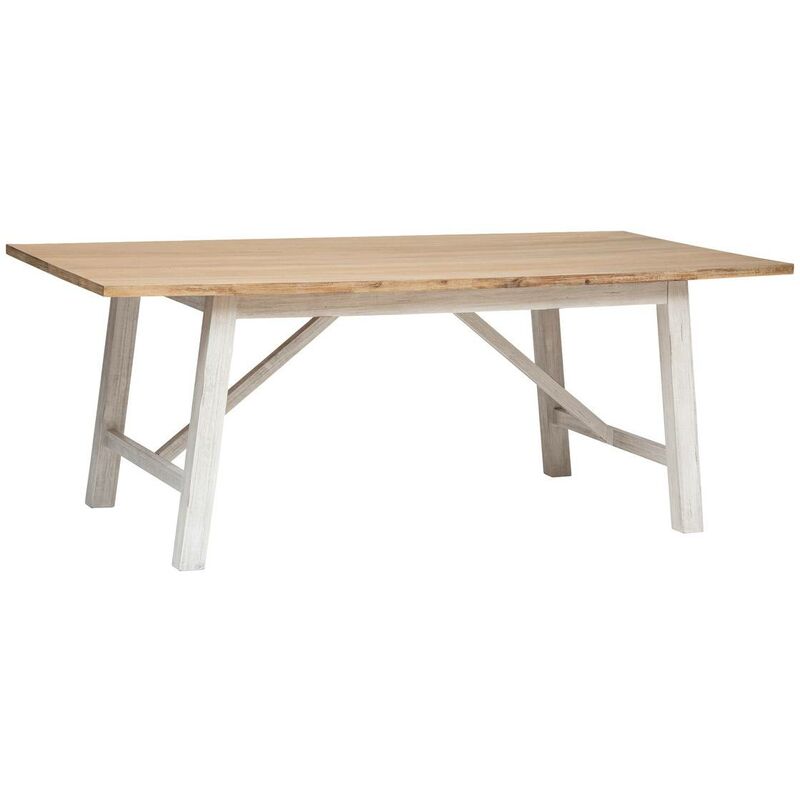 foto del prodotto tavolo da pranzo olbia in acacia l200cm bianco atmosphera cr ateur d int rieur