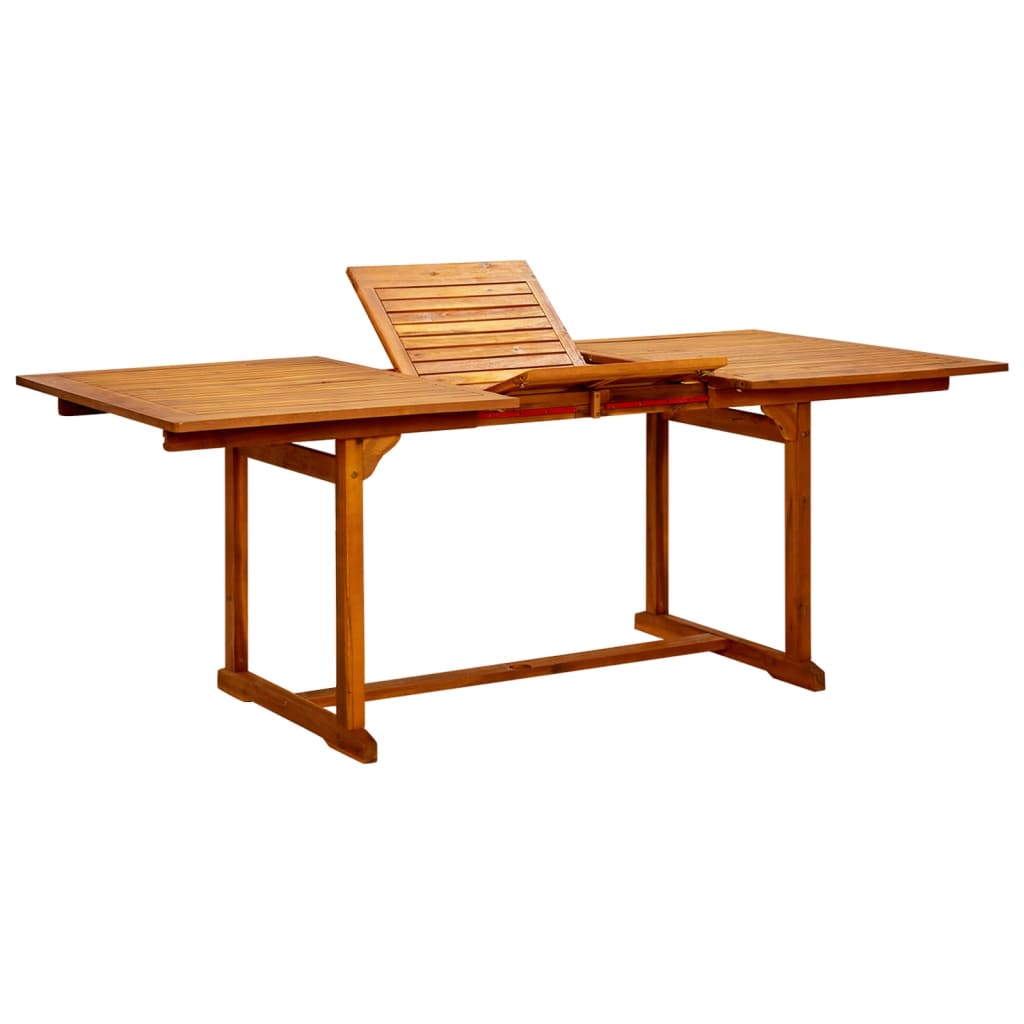 foto del prodotto tavolo da pranzo per esterni 150 200 x100x75cm massello acacia cod mxl 34354