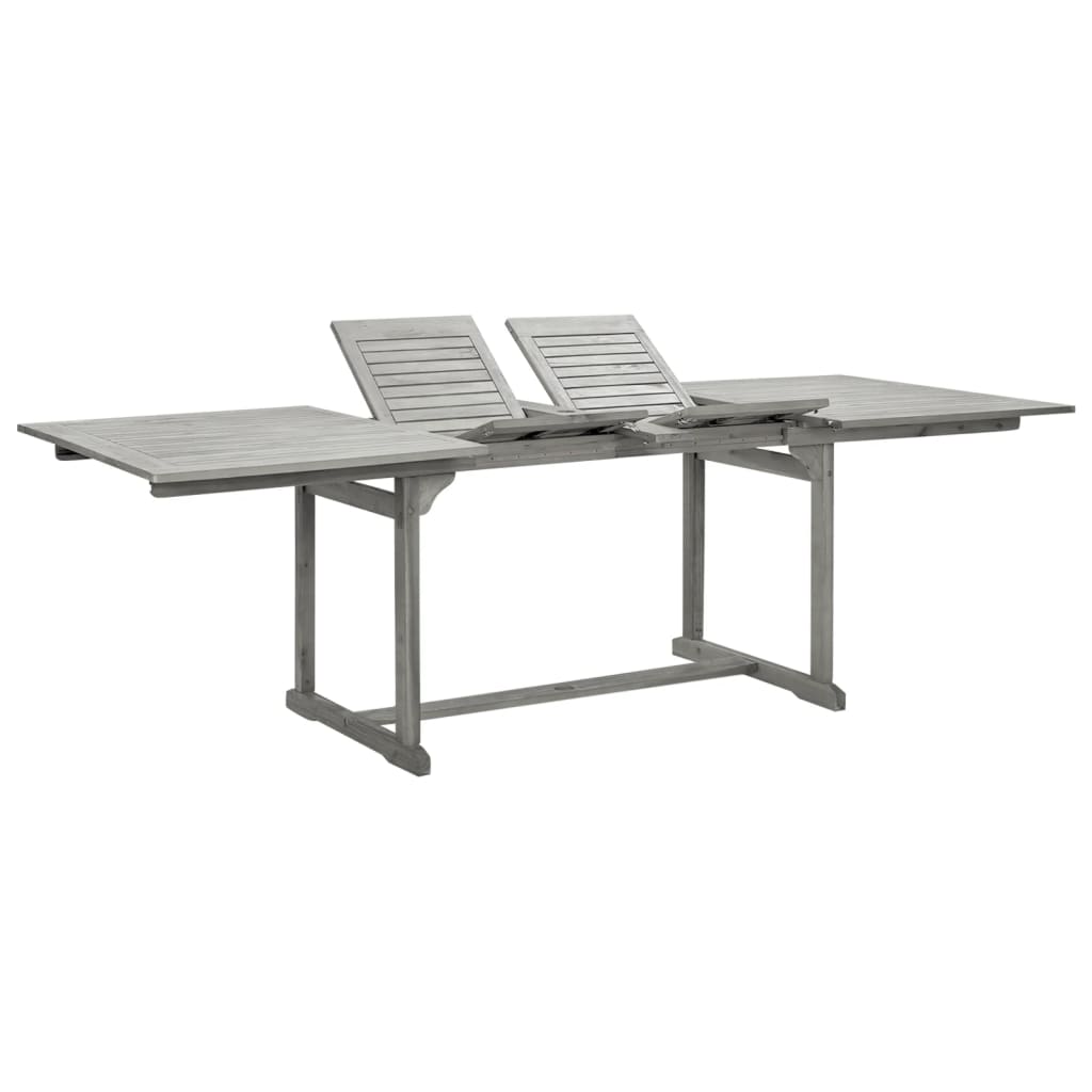foto del prodotto tavolo da pranzo per esterni 160 240 x100x75cm massello acacia cod mxl 43222