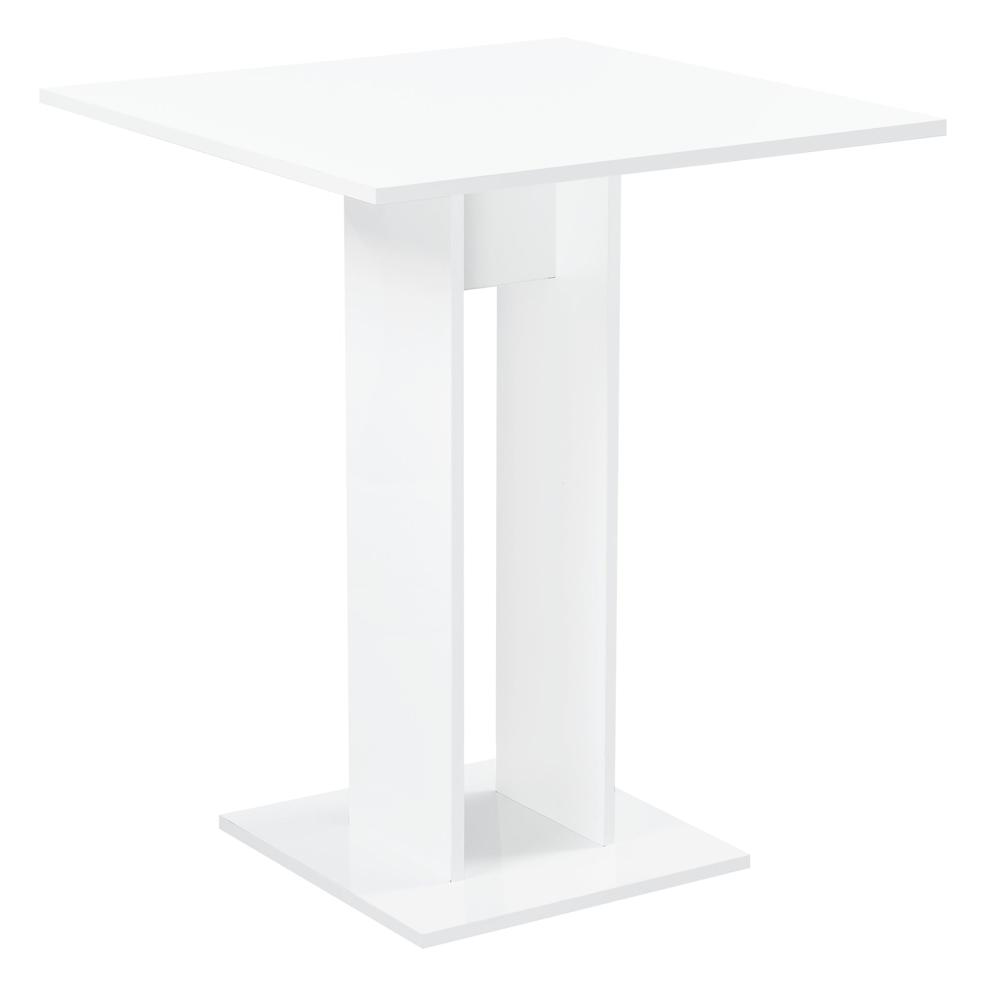 foto del prodotto tavolo da pranzo quadrato per sala da pranzo cucina soggiorno 78 cm bianco lucido 03 0006120