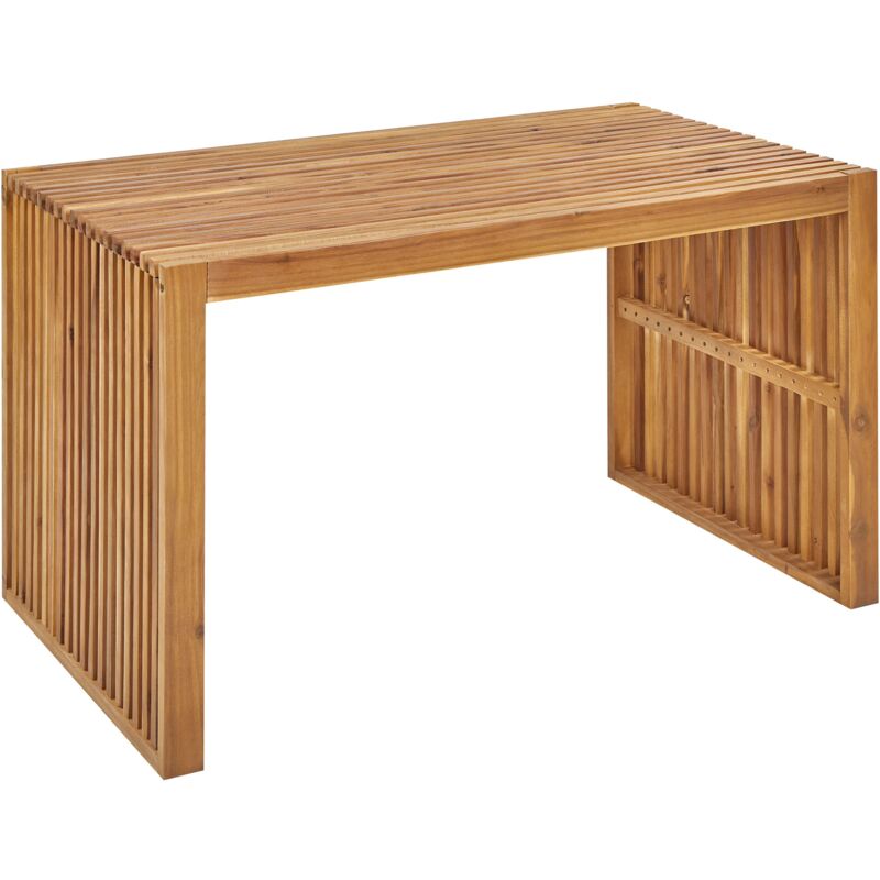 foto del prodotto tavolo da pranzo rustico da giardino per esterni 120 x 70 cm in legno massiccio di acacia bellano