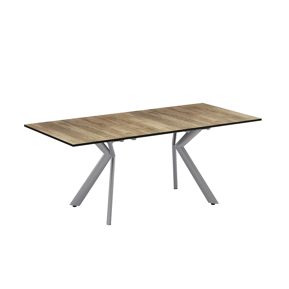 foto del prodotto tavolo da pranzo trill, rovere rustico grigio, 140 x 90 cm estensibile vicco