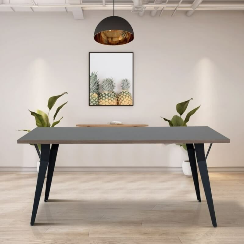 foto del prodotto tavolo da pranzo yutan 160x80 cm cacao