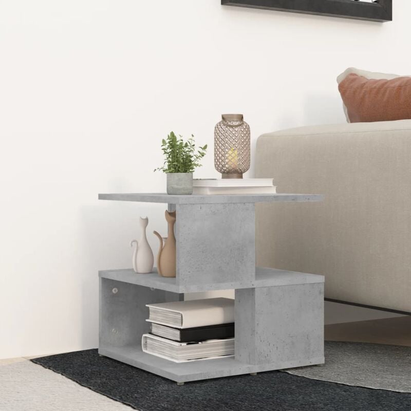 foto del prodotto tavolo da salotto design unico con scomparti aperti vari colori colore cemento