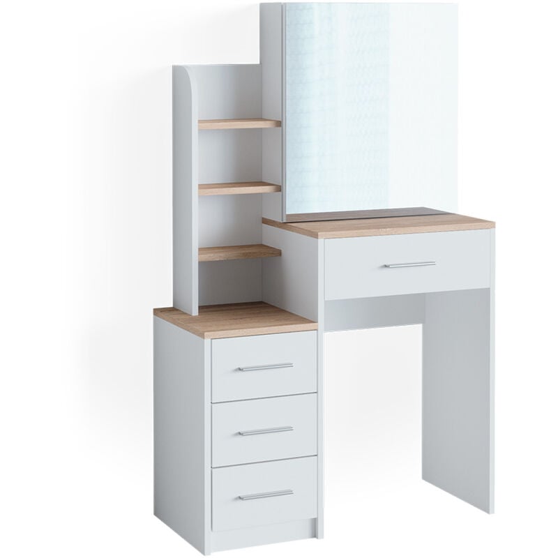 foto del prodotto tavolo da toeletta conrada, bianco sonoma, 80 cm vicco