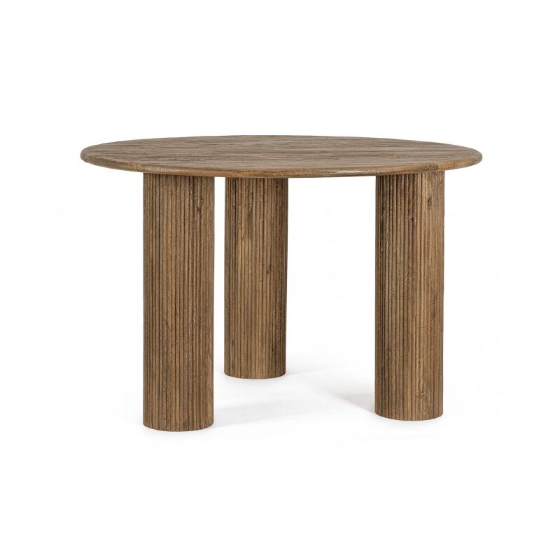 foto del prodotto tavolo dacca brown d.120 x 77 h in legno