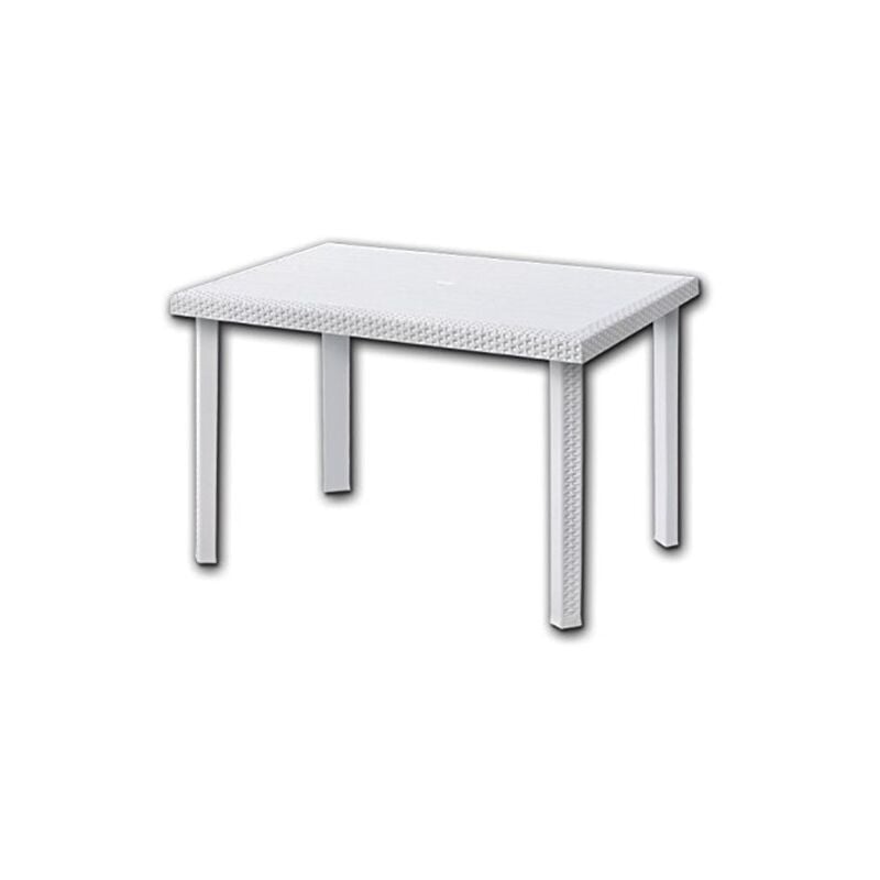 foto del prodotto tavolo dimaplast calaf rattan bianco