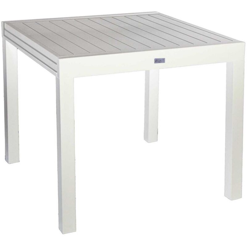 foto del prodotto tavolo estensibile in alluminio bianco mod. sullivan