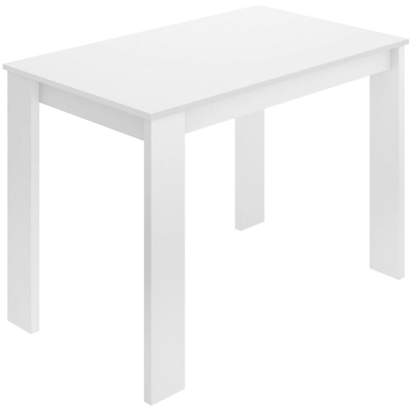 foto del prodotto tavolo fisso amaranthya, ripiano da pranzo multiuso, tavolo rettangolare da cucina o sala da pranzo, 110x67h77 cm, bianco dmora