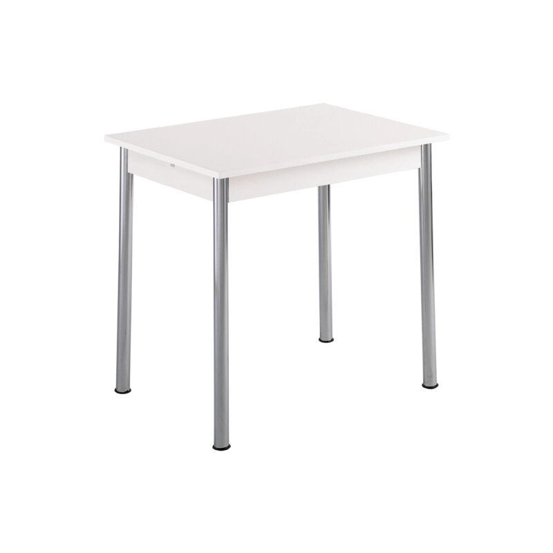 foto del prodotto tavolo florio bianco, 80x59x73cm