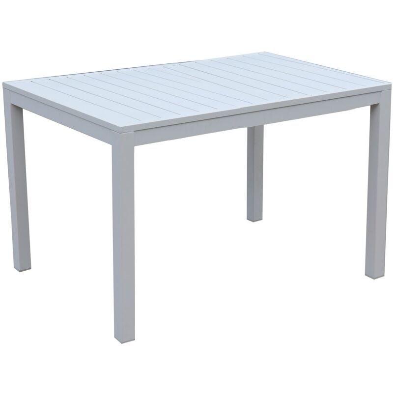 foto del prodotto tavolo in alluminio bianco mod. sullivan