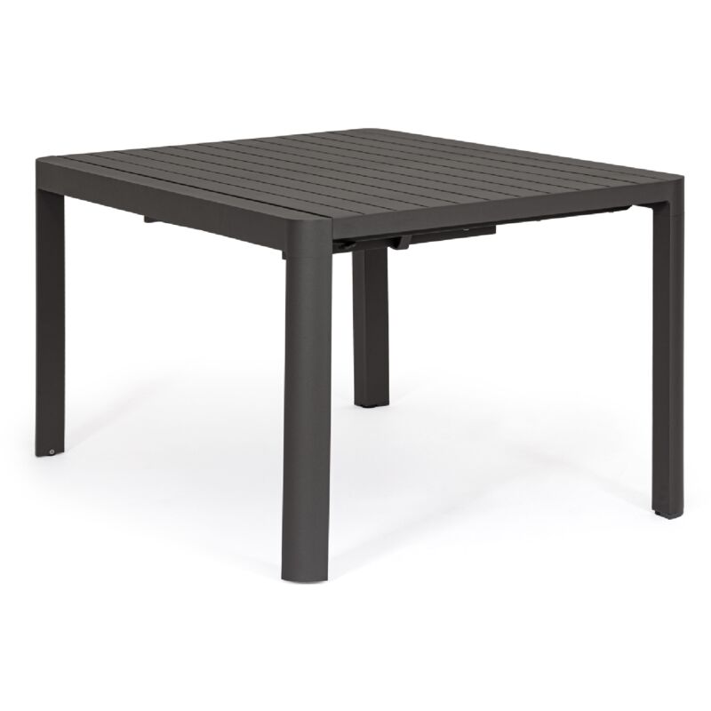 foto del prodotto tavolo in alluminio quadrato allungabile kiplin 149 x 97 149 cm rastin