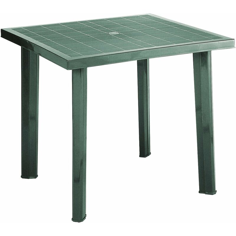 foto del prodotto tavolo in resina quadrato da esterno fiocco progarden darkolivegreen