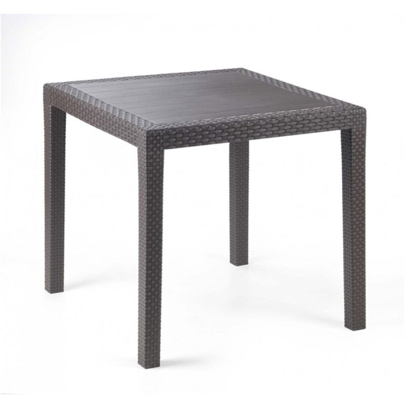 foto del prodotto tavolo king cm. 80x80x72 h col. testa di moro