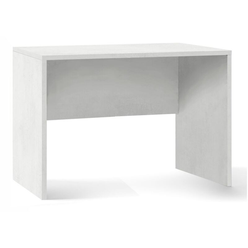 foto del prodotto tavolo kit scrivania 120 cm ossido bianco piccola moderna ufficio cameretta pc