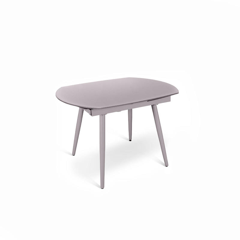 foto del prodotto tavolo kyoto four allungabile in vetro temperato grigio fino a 180cm