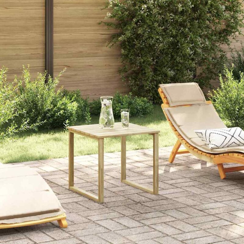 foto del prodotto tavolo lettino marrone 50.5 x 50.5 x 46 cm vidaxl
