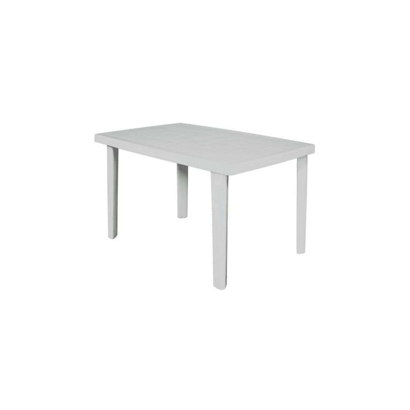 foto del prodotto tavolo marte verde o bianco in polipropilene cm. 100x67x72h