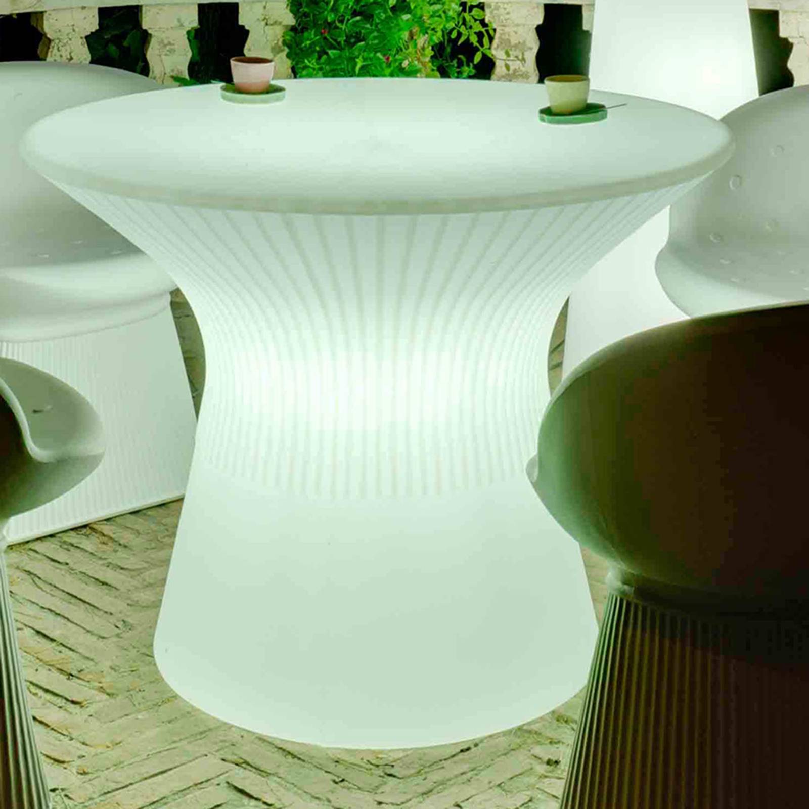 foto del prodotto tavolo newgarden capri led, altezza 73 cm
