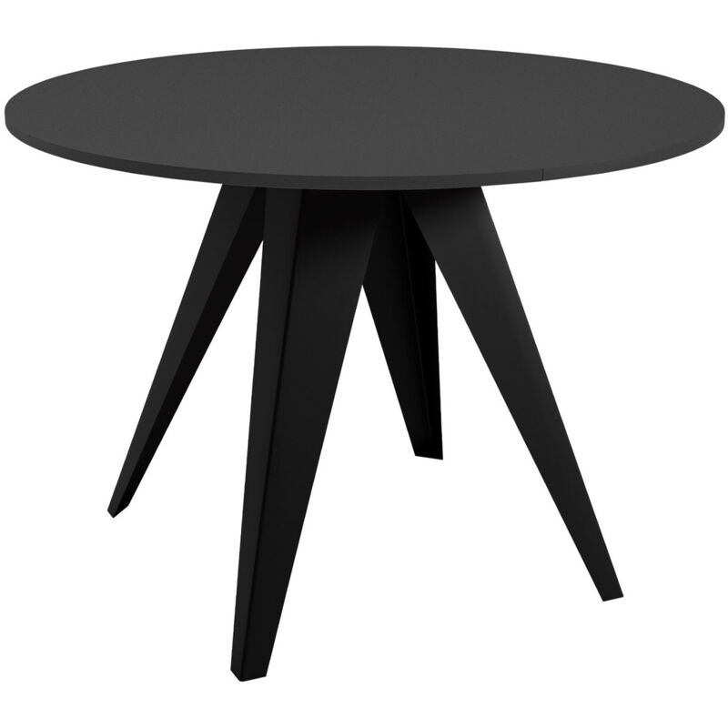 foto del prodotto tavolo oswego 114, nero, 76x0x0cm, con, truciolare laminato, metallo