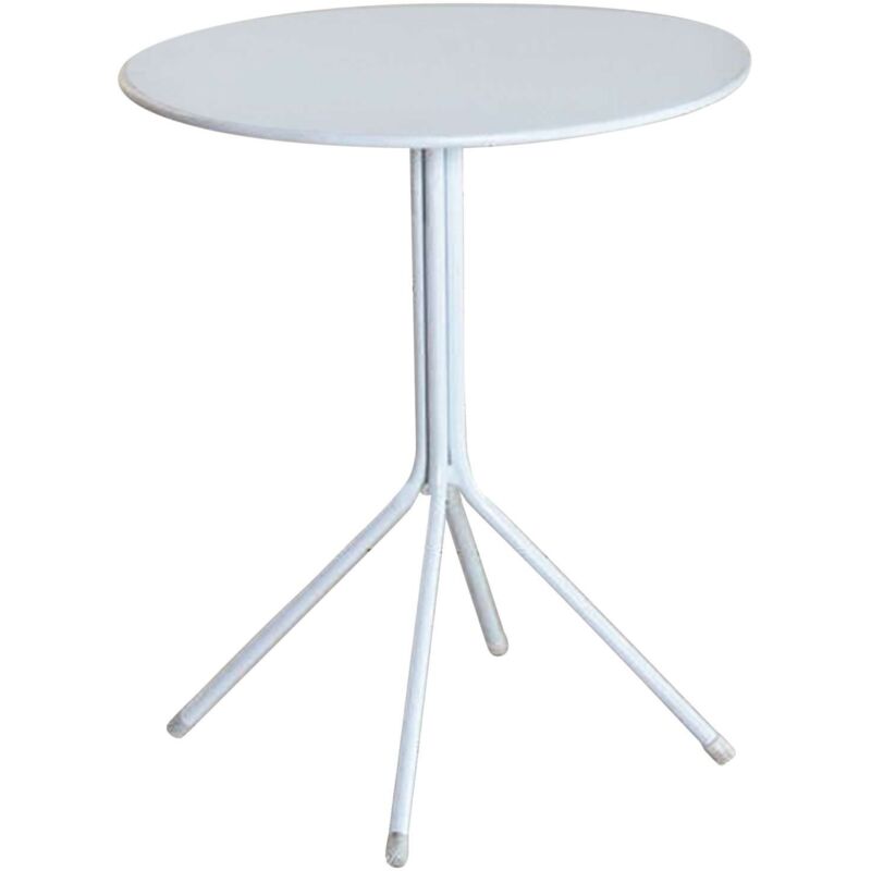 foto del prodotto tavolo per bar e ristoranti rotondo color bianco 60 centimetri